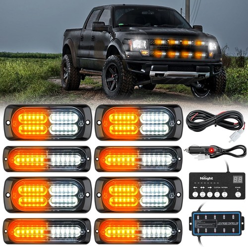 Nilight 8pcs led - 8pcs, strobe